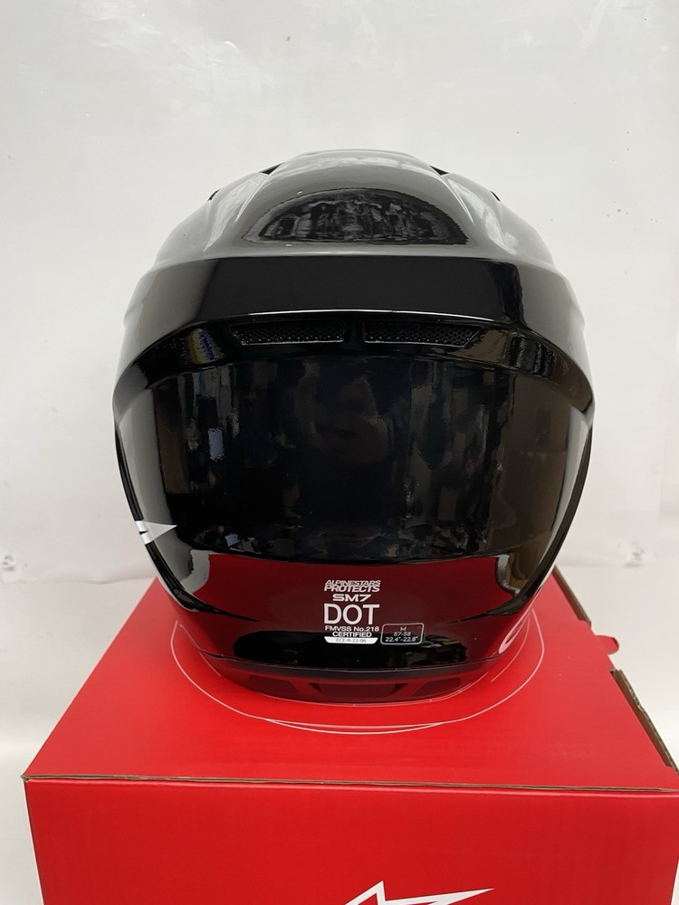 Alpinestars SM7 Solid Helmet - Medium - Gloss Black 0110-9263