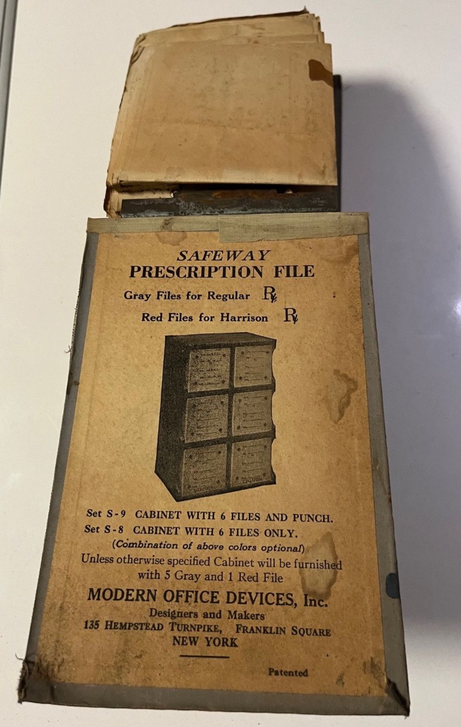 Prescription Rx Pad Book Paper Apothecary Druggist Pharmacy Medicine Vtg SAFEWAY