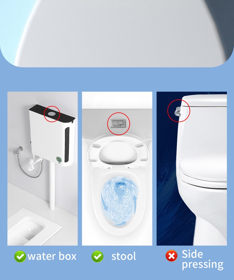 Touchless Intelligent Toilet Flush Sensor Automatic Bathroom Non-Contact Button