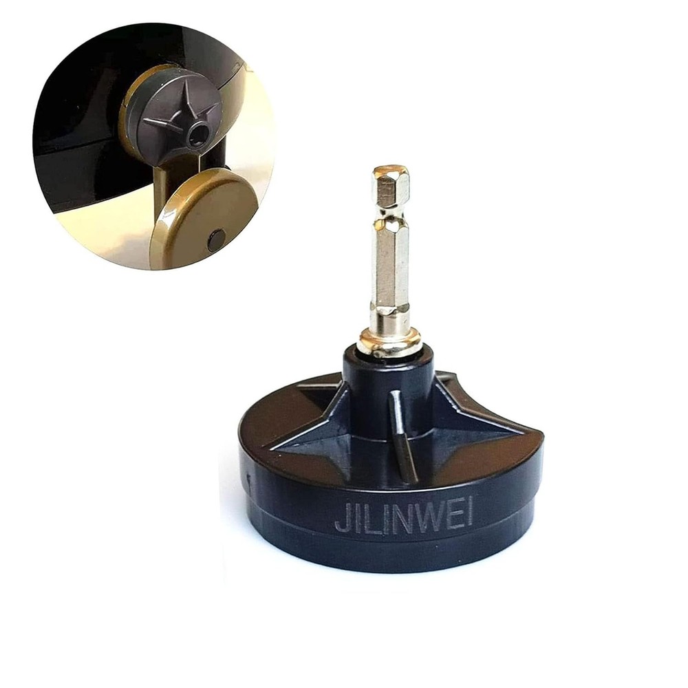 "Knitting Machine Adapter with Hex Bit Power Screwdriver for Quick Knitting"