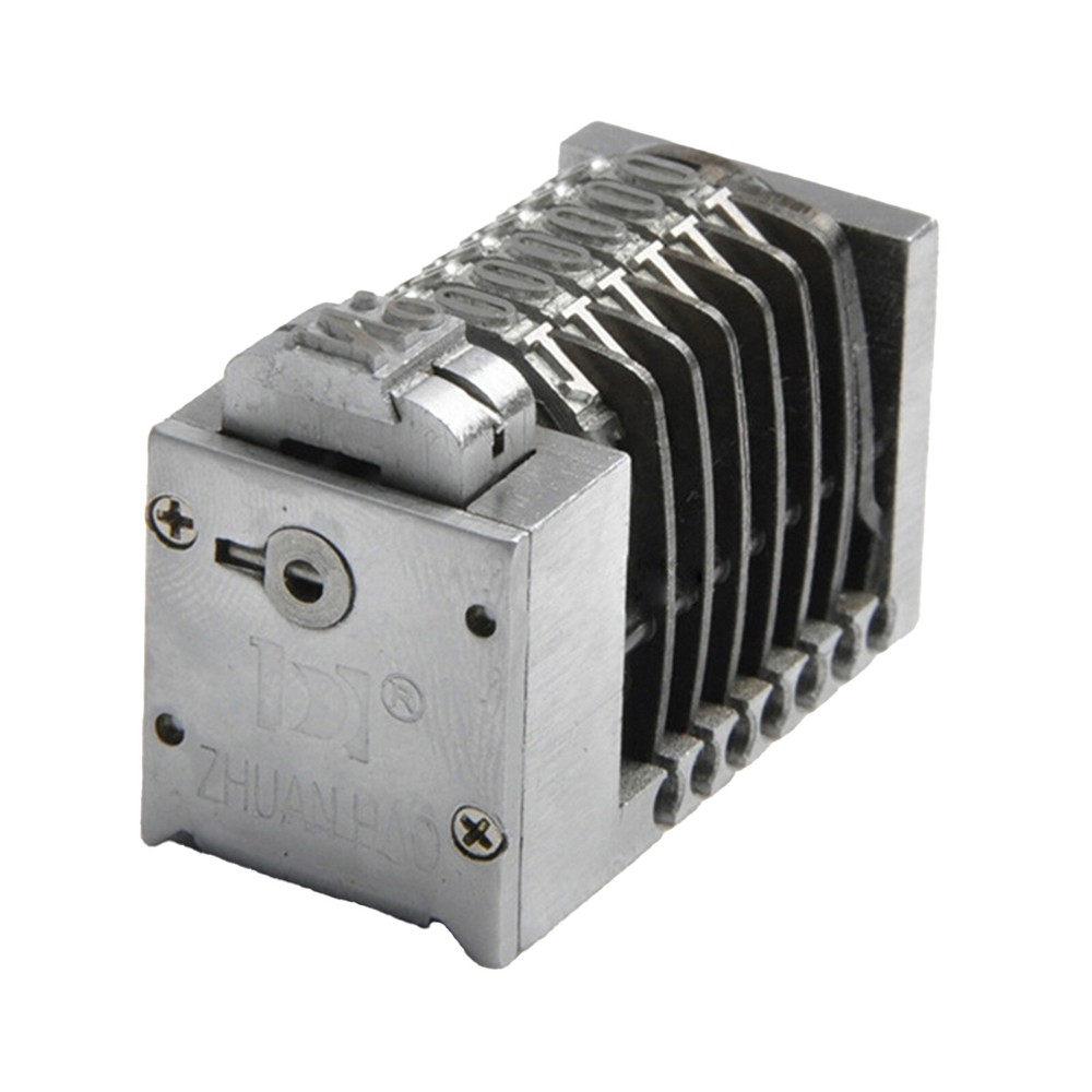 4X8 6Digit Roman Backward Printing Machine Mini Small Printer Numbering Machine