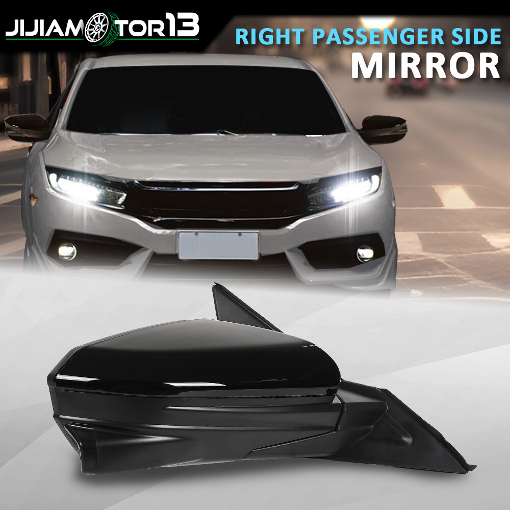 Fit For 16-20 Honda Civic Sedan Passenger Side Mirror Power Heated View Camera