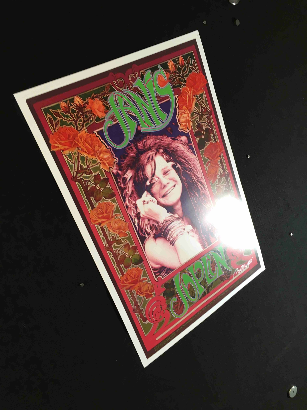 Janis Joplin Poster Original Litho Family Commission Hand-Signed Bob Masse COA