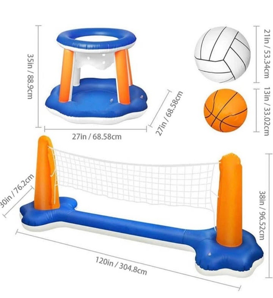 Funpeny Inflatable Pool Game Set
