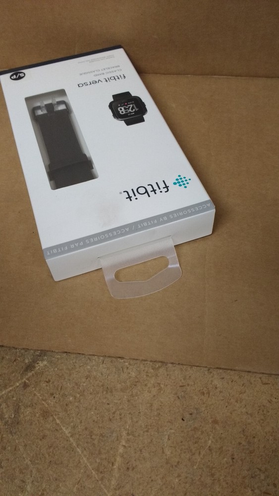 FITBIT VERSA BLACK CLASSIC REPLACEMENT BAND SIZE SMALL NEW IN BOX