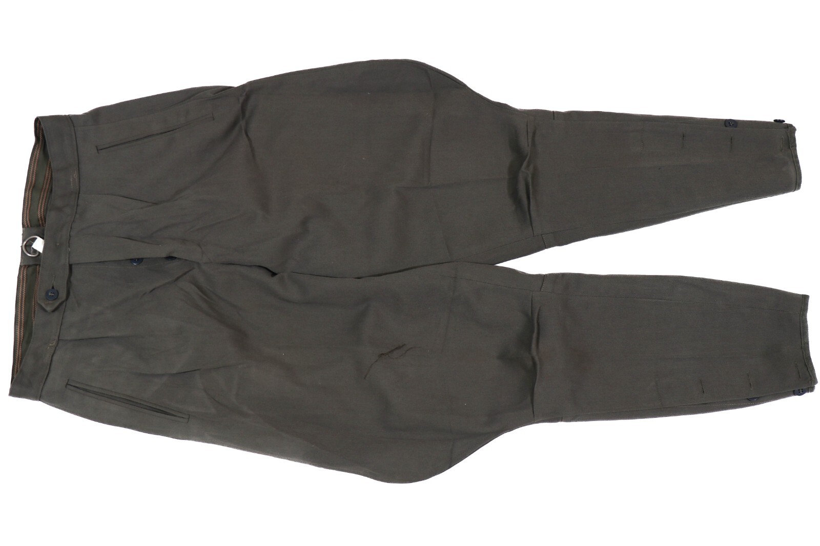 Medium M48-1 Authentic East German Grey Officer Trousers Pants Breeches NVA DDR