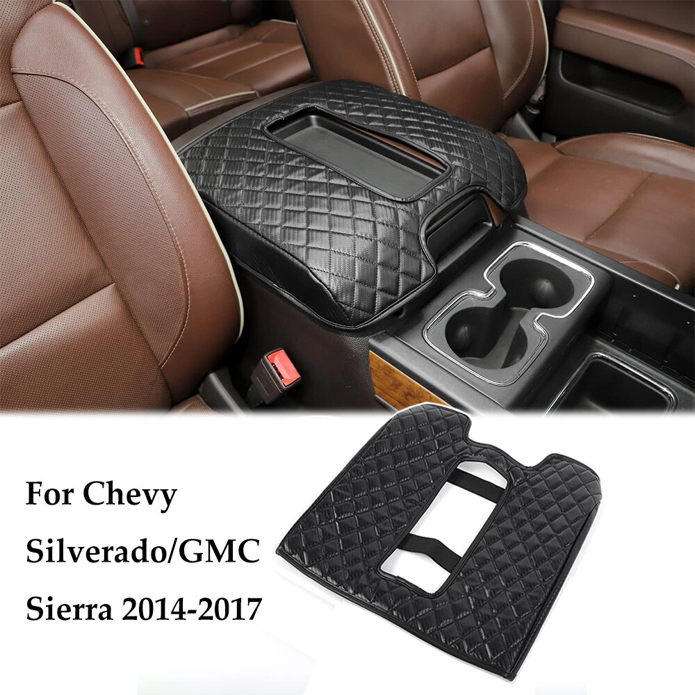 Center Console Armrest Pad Mat For Chevy Silverado/Suburban 2014-17 Accessories