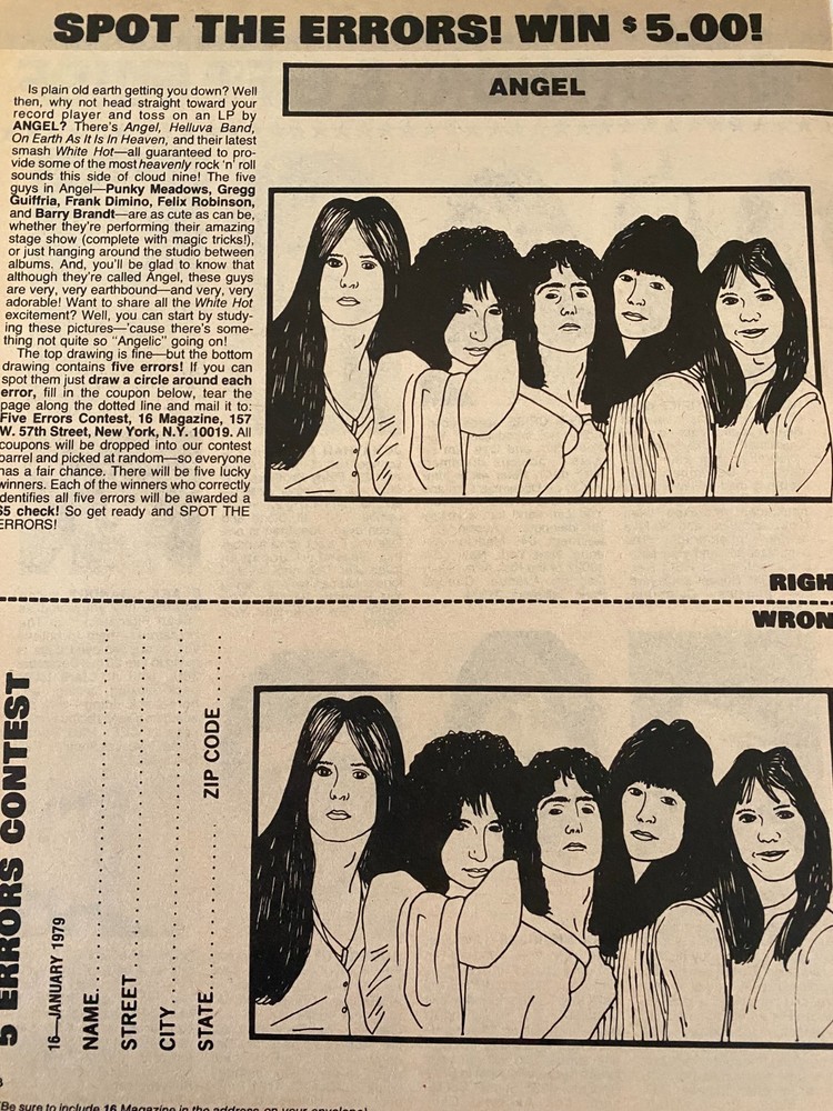 Angel, Full Page Vintage Clipping