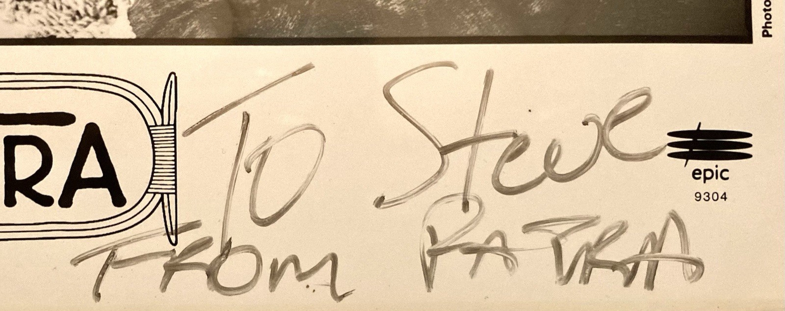 PATRA RARE VINTAGE 1993 AUTOGRAPHED 8.5 X 10.5 PROMOTIONAL PHOTO EPIC RECORDS