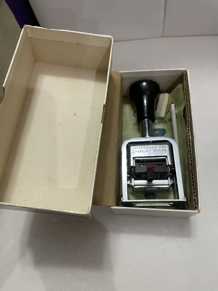 Ertan Model 188 Automatic Numbering Machine