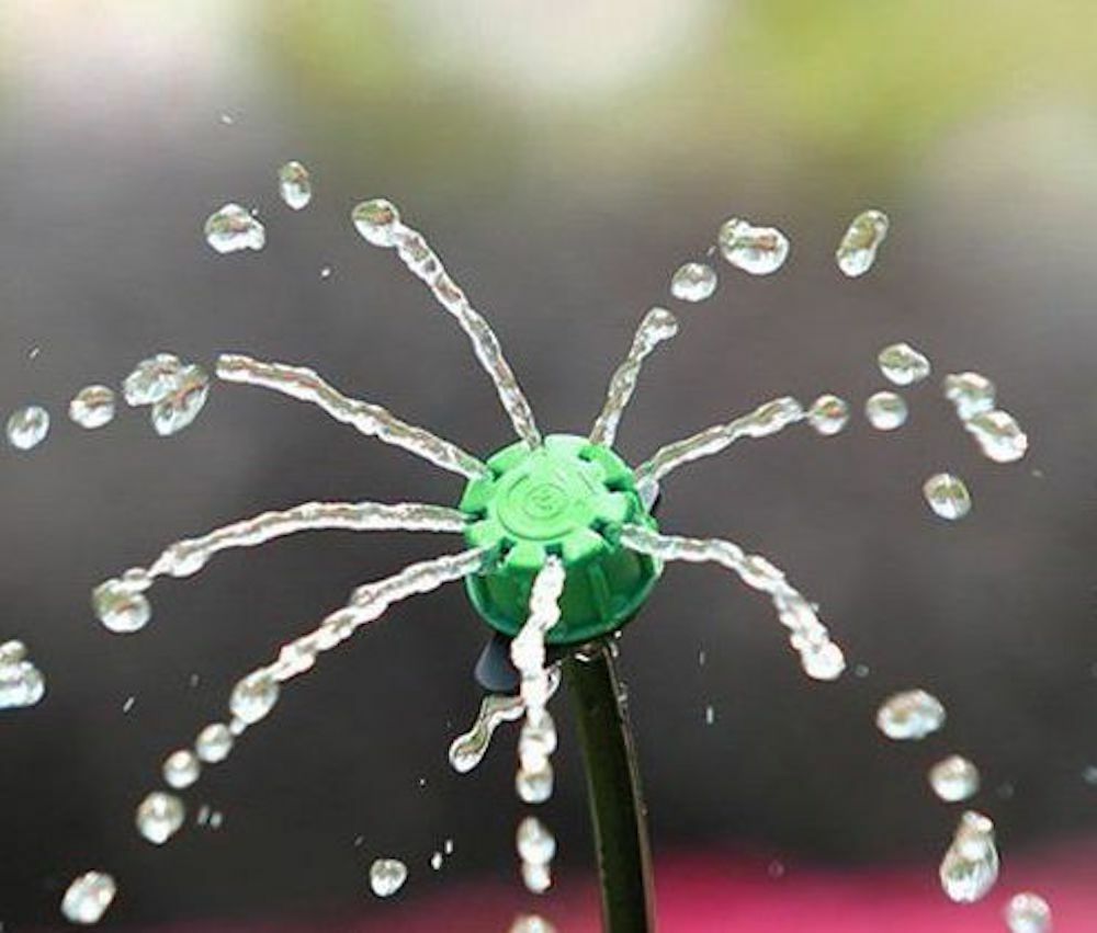 100Pc Adjustable Emitter Dripper Micro Drip Irrigation Sprinkler Watering System