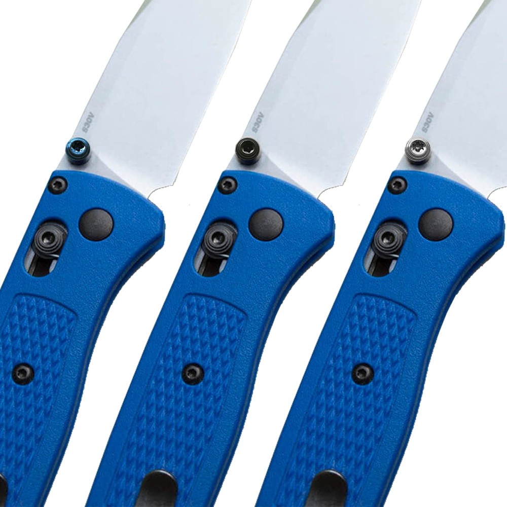 3 Packs Custom Thumb Studs for Benchmade Bugout 535 3-color Combination