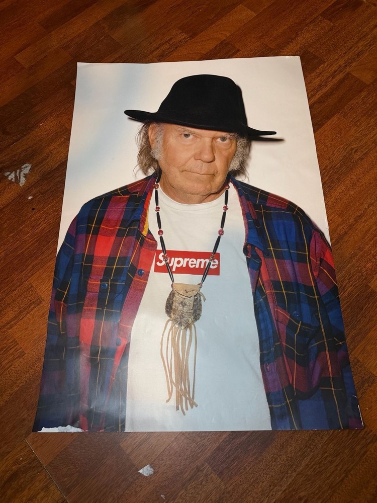 Supreme Neil Young SS15 Promotional Street Poster 24x36 (B)