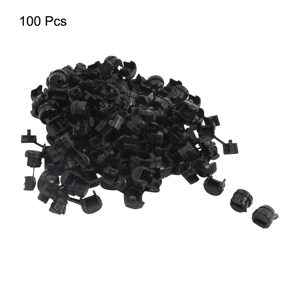 100 Pcs Wires Protectors Strain Relief Bushing for 7mm Width Flat Cables