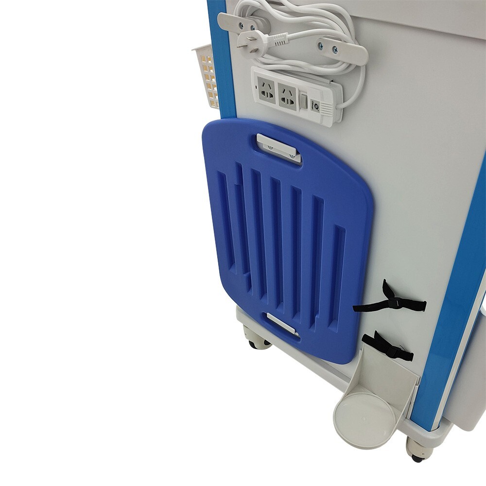 Anesthesia Emergency Treatment Trolley Medicine Medical Cart ABS Plastic