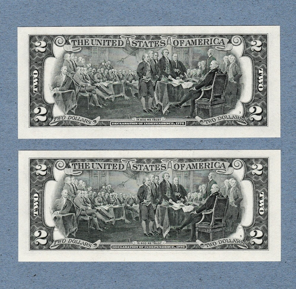 2017 A $2 TWO DOLLAR BILLS ( 11 District full set ) UNCIRCULATED