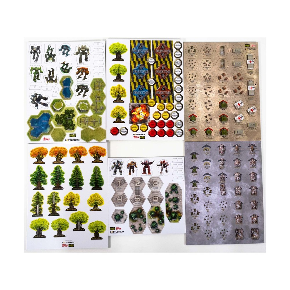 Catalyst Battletech Battletech Collection #8 - Assorted Terrain, Standees, NM