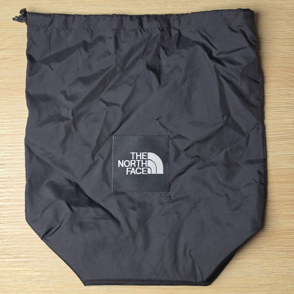 The North Face Nylon Drawstring Stuff Sack Bag Black Medium Outdoor