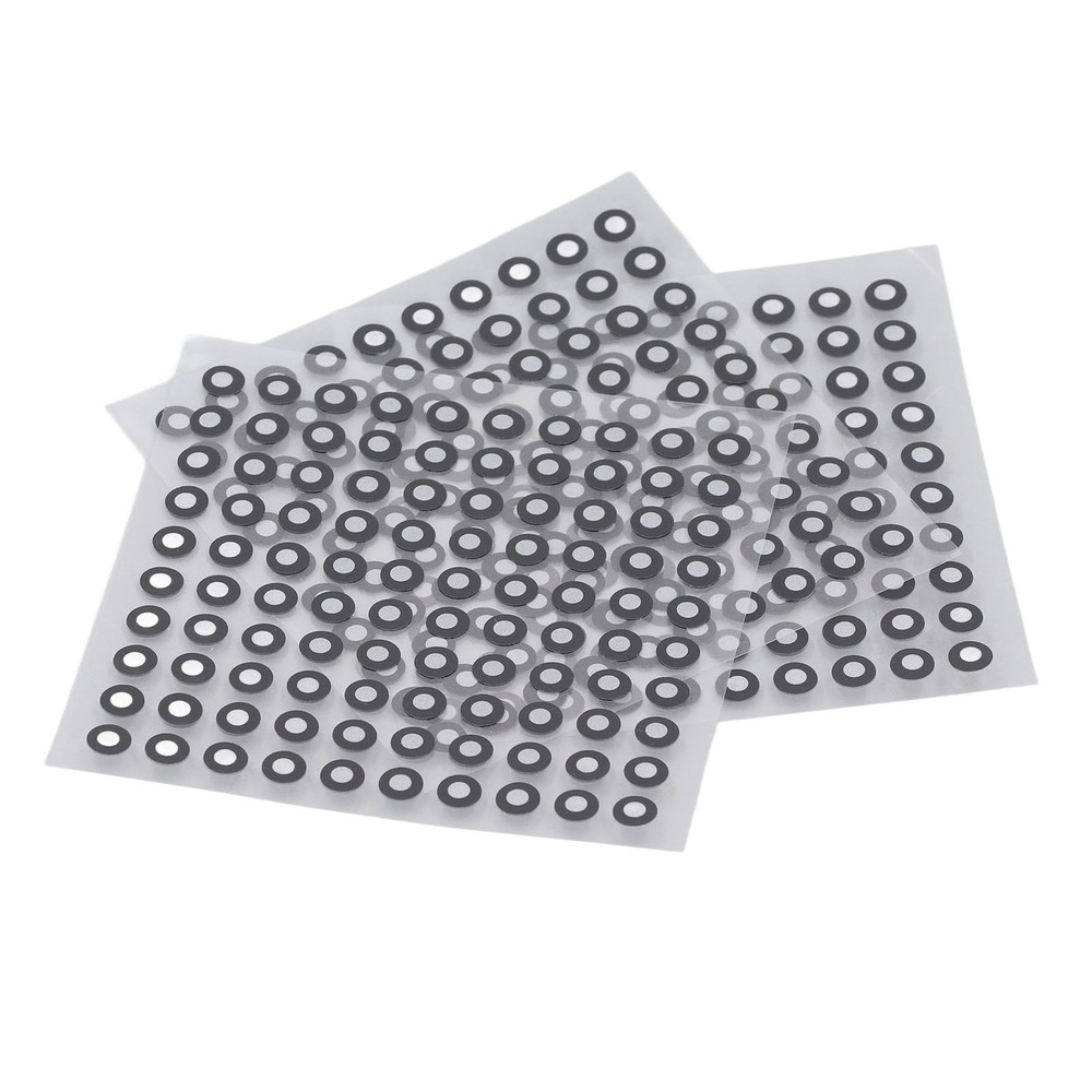 3 Sheets 3D Scanning Reflective Reference Marking Point 3mm ID 6mm OD Accessory