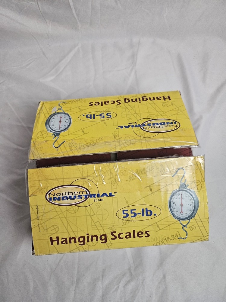 7" Dial Hanging Hook Scale 0-55lbs Commercial Northern Industrial