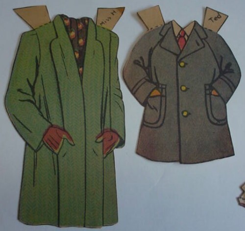 Paper Doll Clothes 1950s Vintage