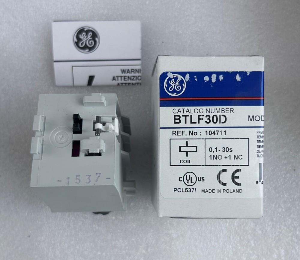 GE BTLF30D 0.1-30 S. Pneumatic Timer