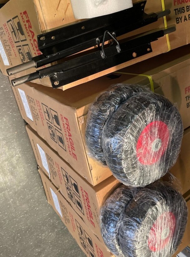 Wheel Kit for Honda Generator EU3000is - SOLID NEVER FLAT TIRES - All Terrain!!