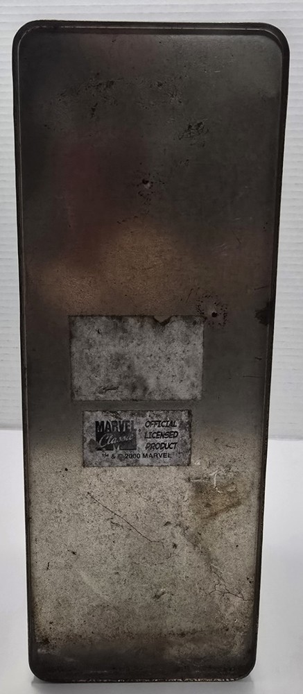 Marvel Amazing Spiderman Tin Type Locker-2000 - No Handle & Some Rust. 12x4x4