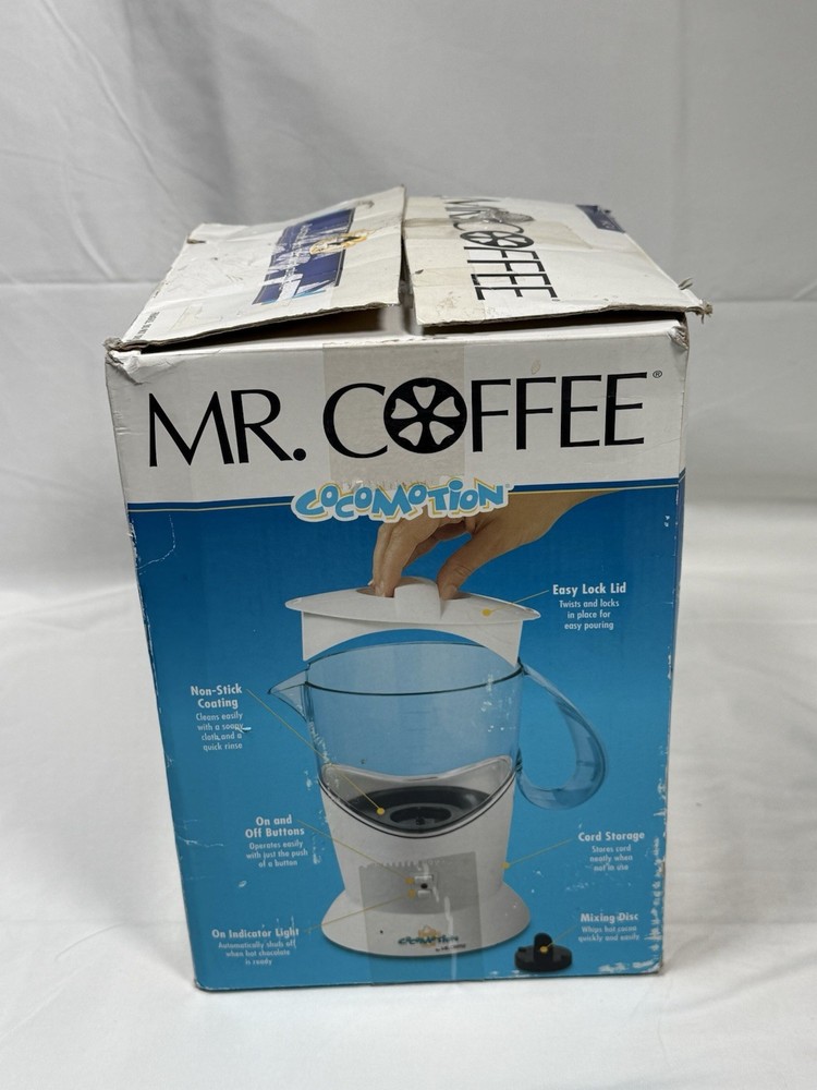 Mr. Coffee Cocomotion HC4 Automatic Hot Chocolate Maker 4 Cup CLEAN - TESTED