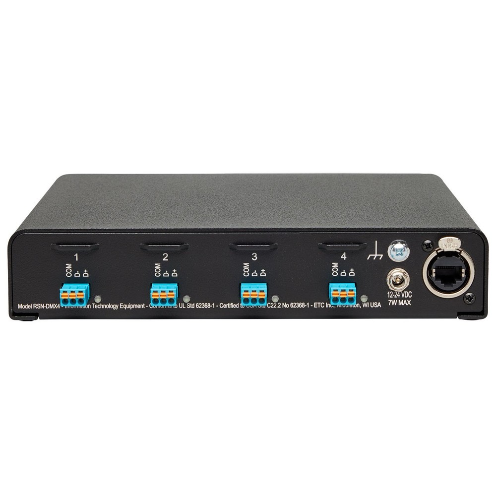 ETC Response Mk2 4-port Portable Gateway, Terminals