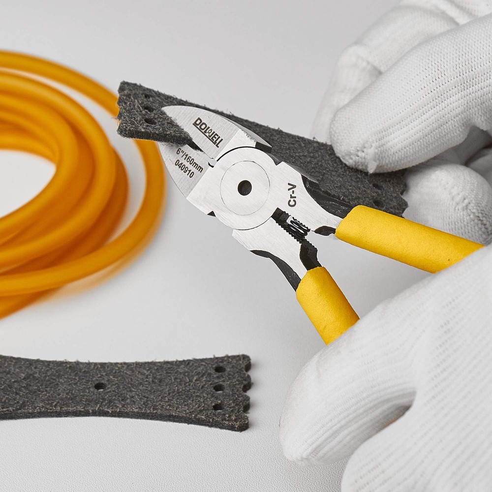 DOWELL Micro Wire Cutter Diagonal Flush Cutters 6 Inch Precision Side Cutters...