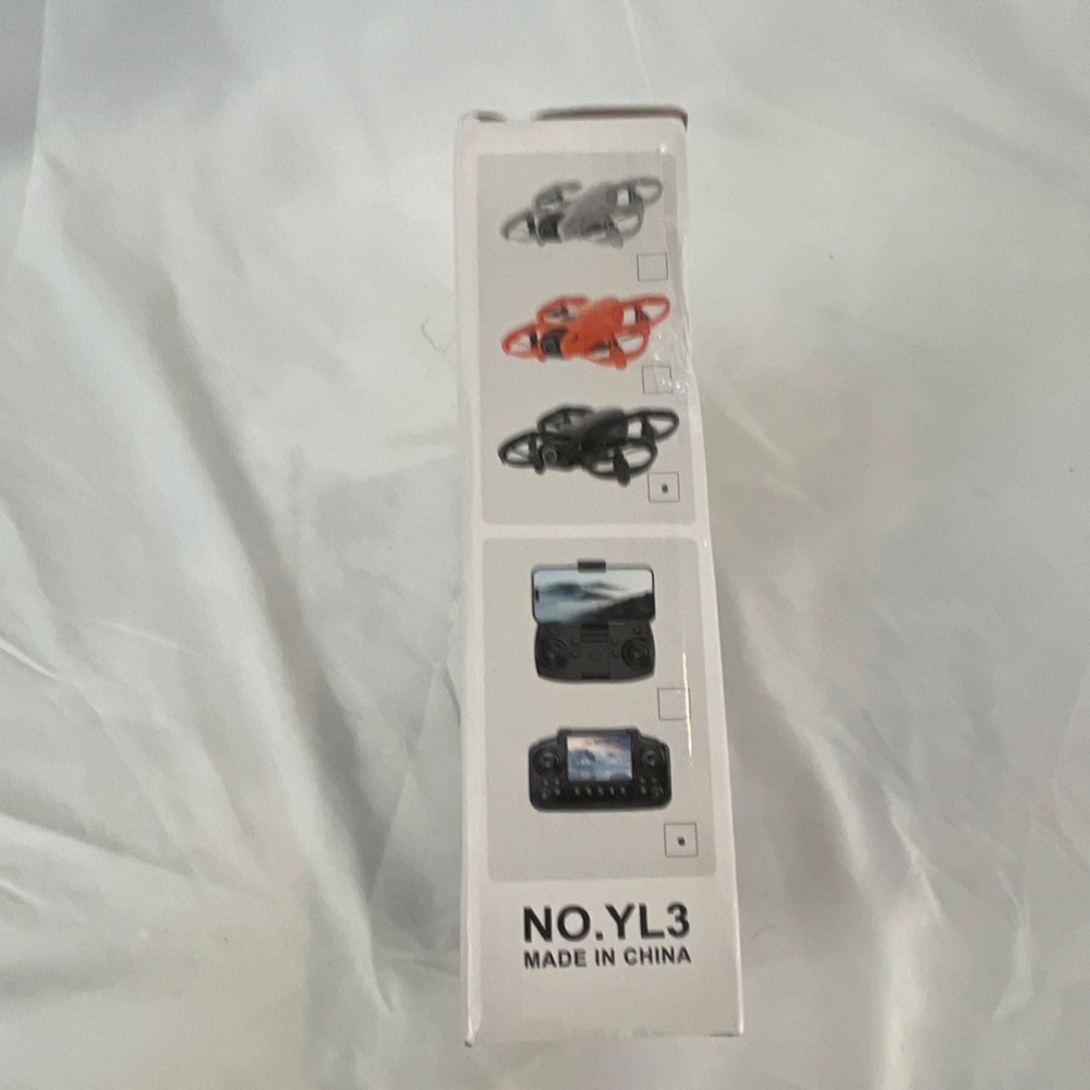 YLR-C YL3 Quadcopter Drone with Camera, Controller, Black, Crash Resistant