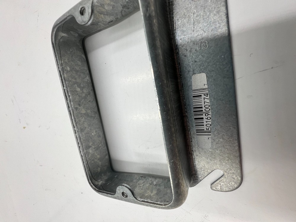 QTY 5 RACO Mud Plaster Ring Square 774 4" Cover 1-Device 1" Raised Mud Ring