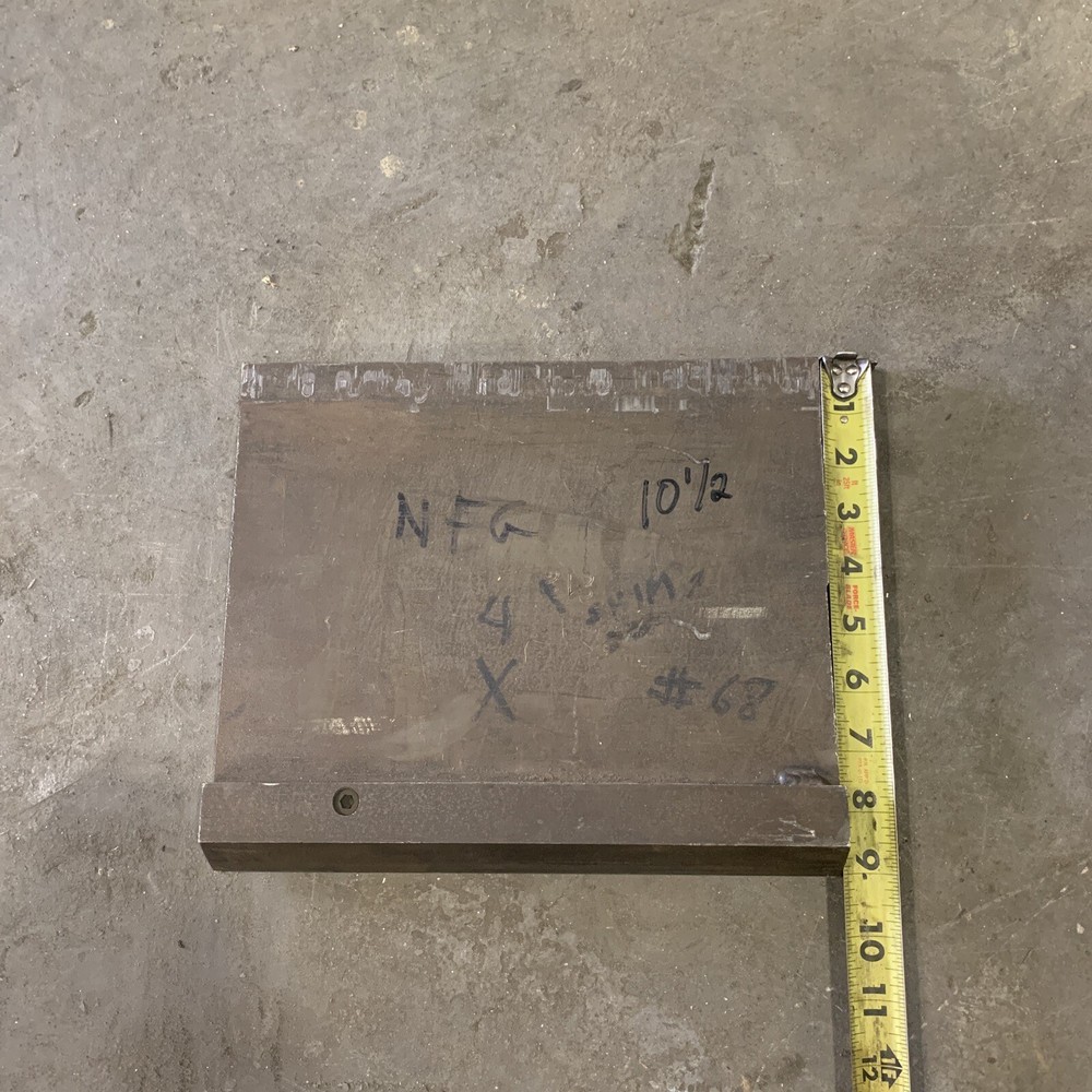 10.5” V Punch Used Press Brake Tooling