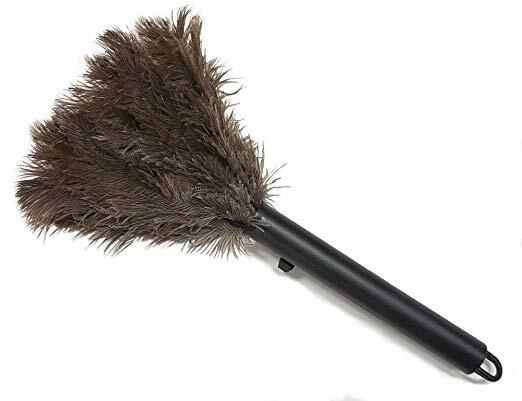 12-Pack Retractable Ostrich Feather Duster W/ Metal Coil Wire Binding by ALTA