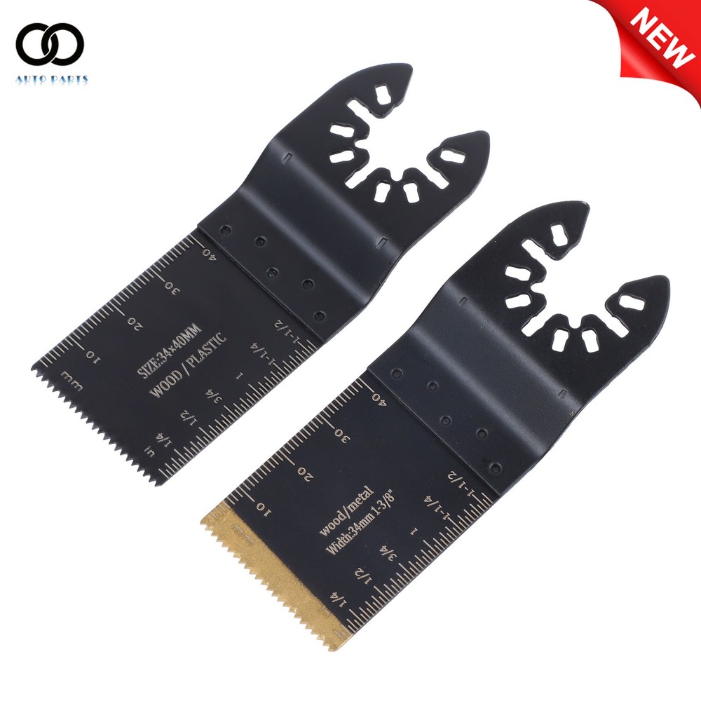 50Pack Quick Release Metal Multitool Blades Titanium oscillating Saw Blades