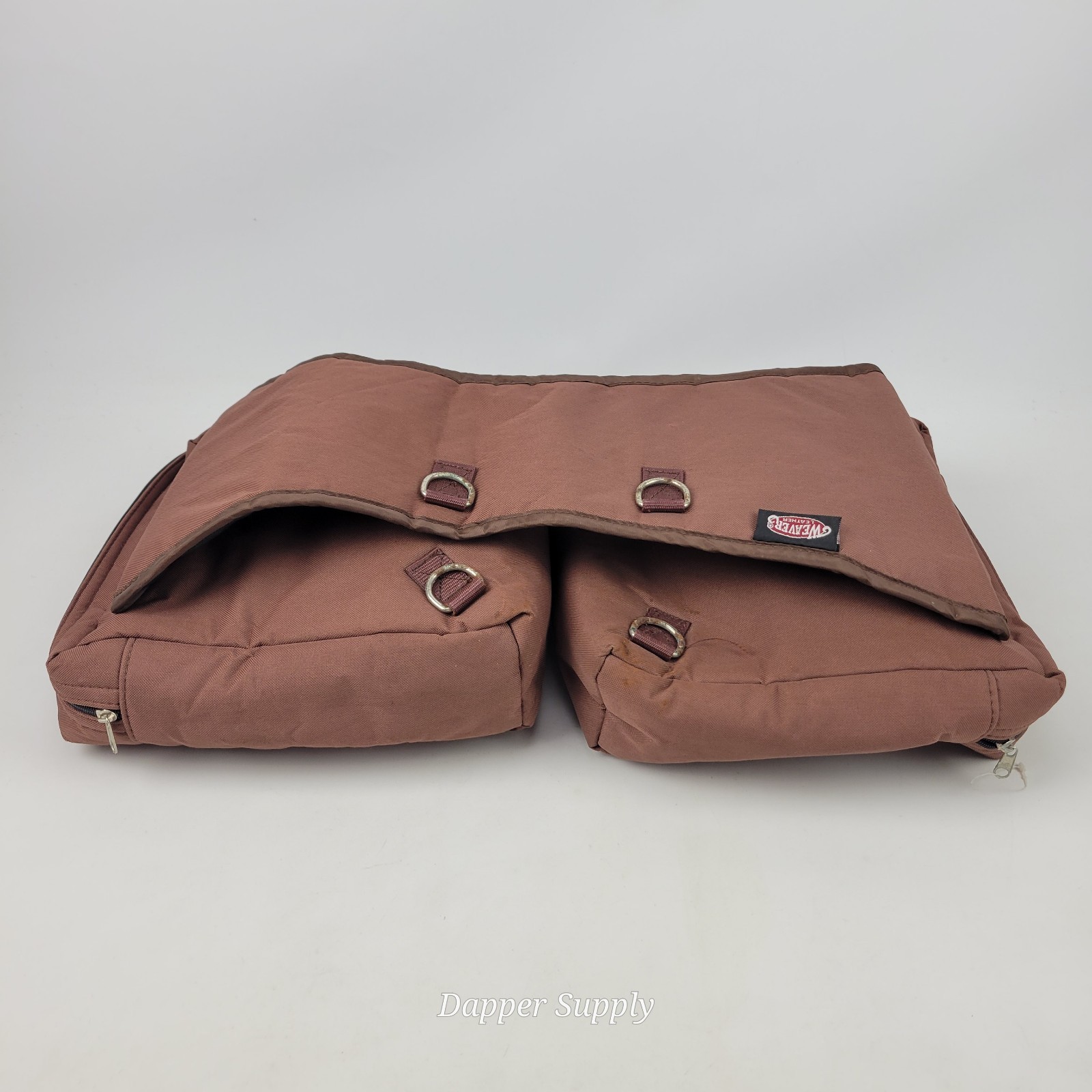 Weaver Nylon Saddle Bag Light Brown