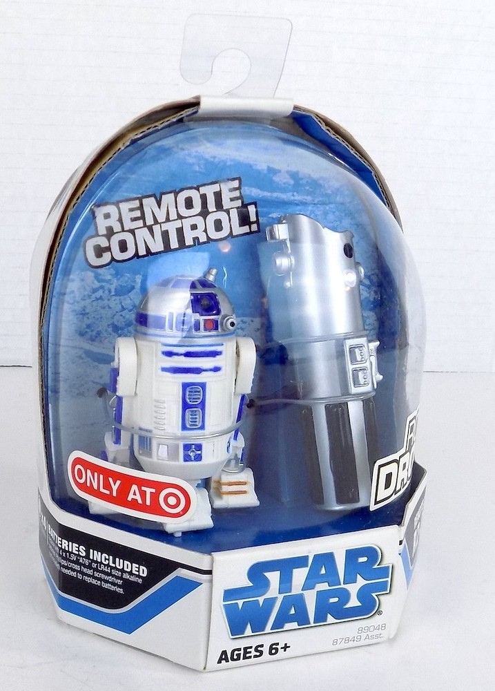 Star Wars miniature remote control R2D2 robot droid Hasbro 2008 sealed package