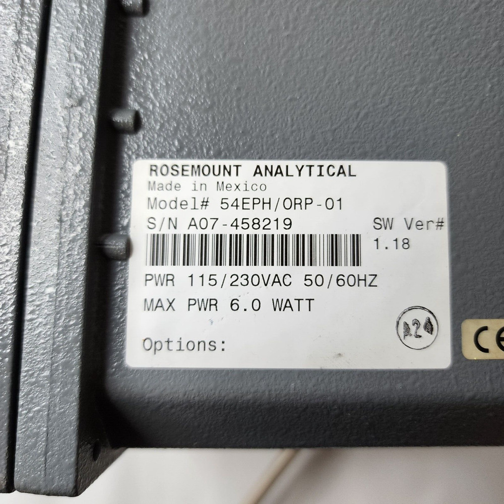 Rosemount 54e PH/ORP Analyzer Model# 54EPH/ORP-01