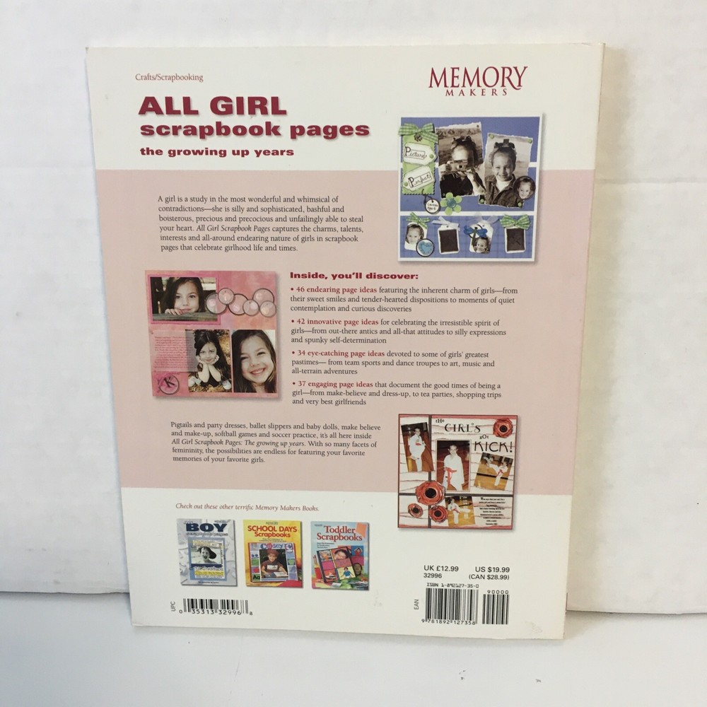 Memory Makers All Girl Scrapbook Pages