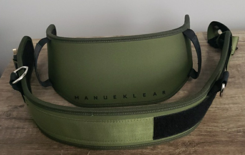 MANUEKLEAR Weightlifting Belt Olive Size S NWOT