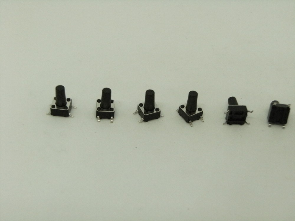 10x Pack Lot 6x6x10 mm Push Touch Tactile Momentary Micro Button Switch SMD 4Pin