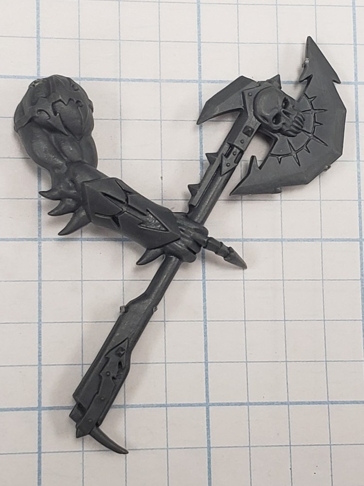 Warhammer Slaves to Darkness Bits OOP Daemon Prince Hellforged Axe AR02