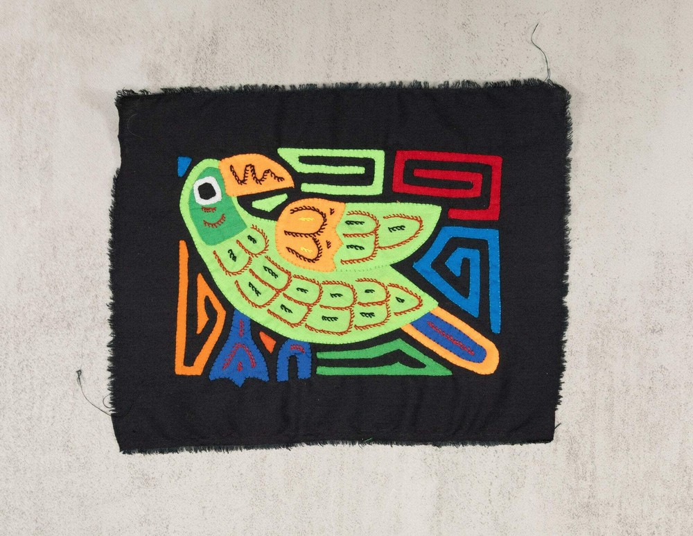 Multicolor Green And Orange Bird Molita