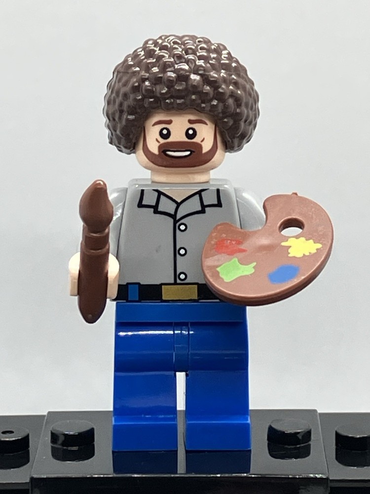 Bob Ross Custom Mini Figure