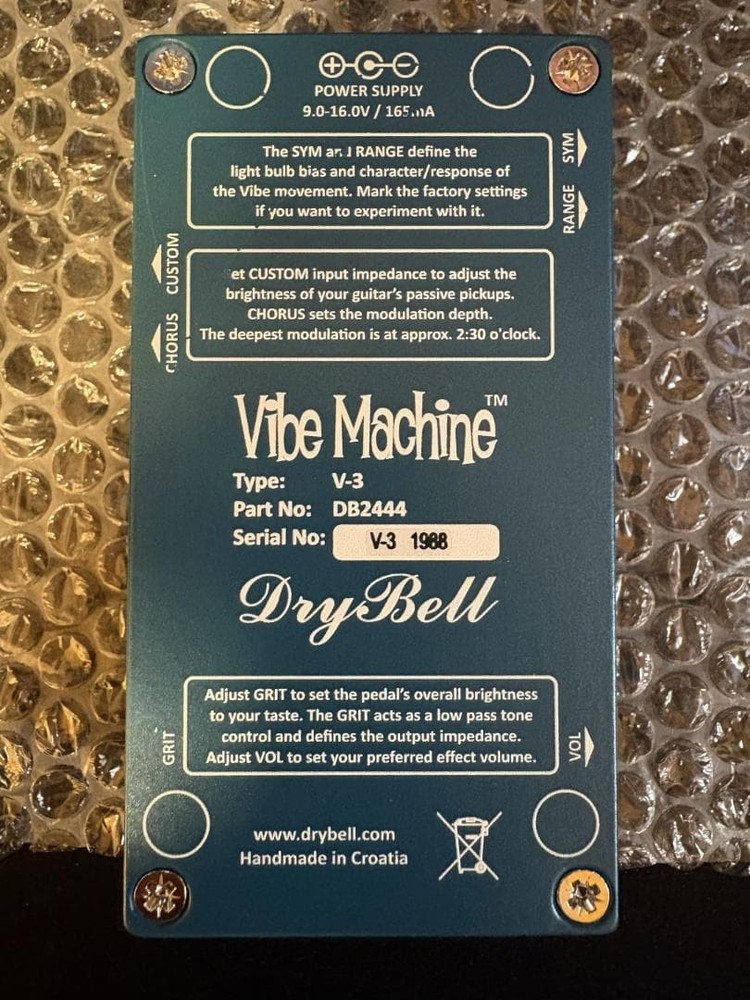 DryBell Vibe Machine V3 Uni-Vibe Pedal