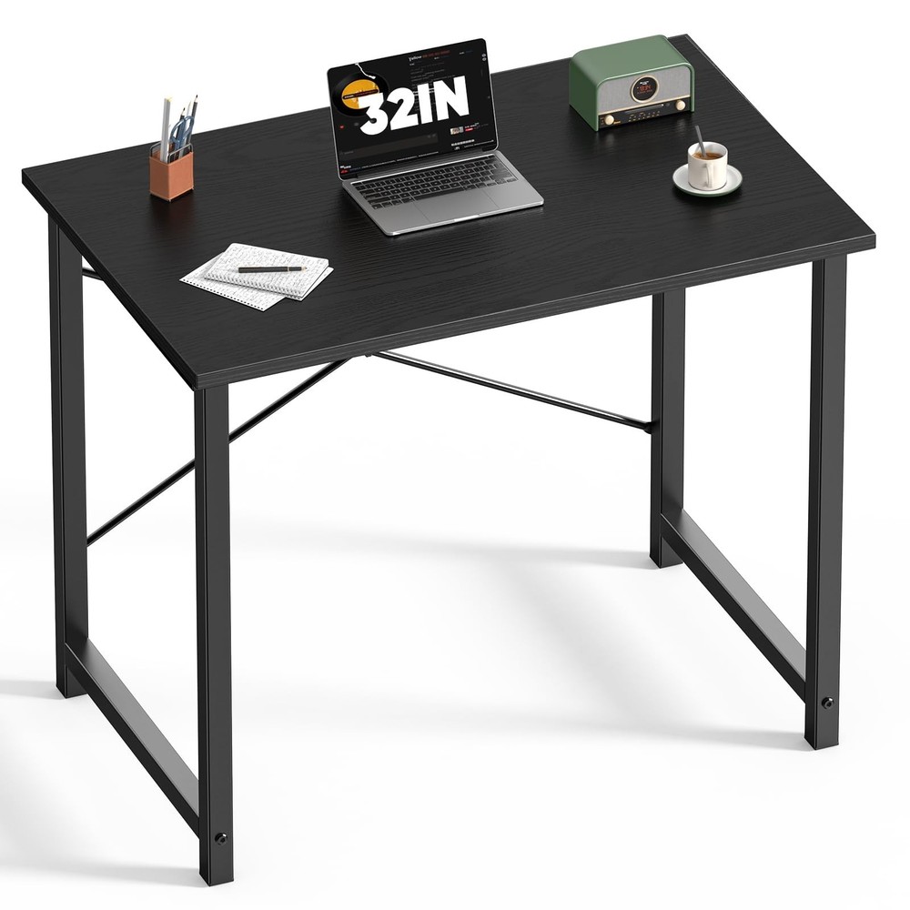 DUMOS 32 Inch Office Small Computer Desk Modern Simple Style Writing Study Wo...