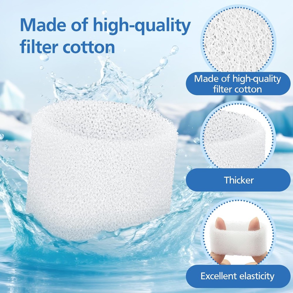 30Pack Top Fill Humidifier Replacement Filter Compatible with LEVOIT Classic1...