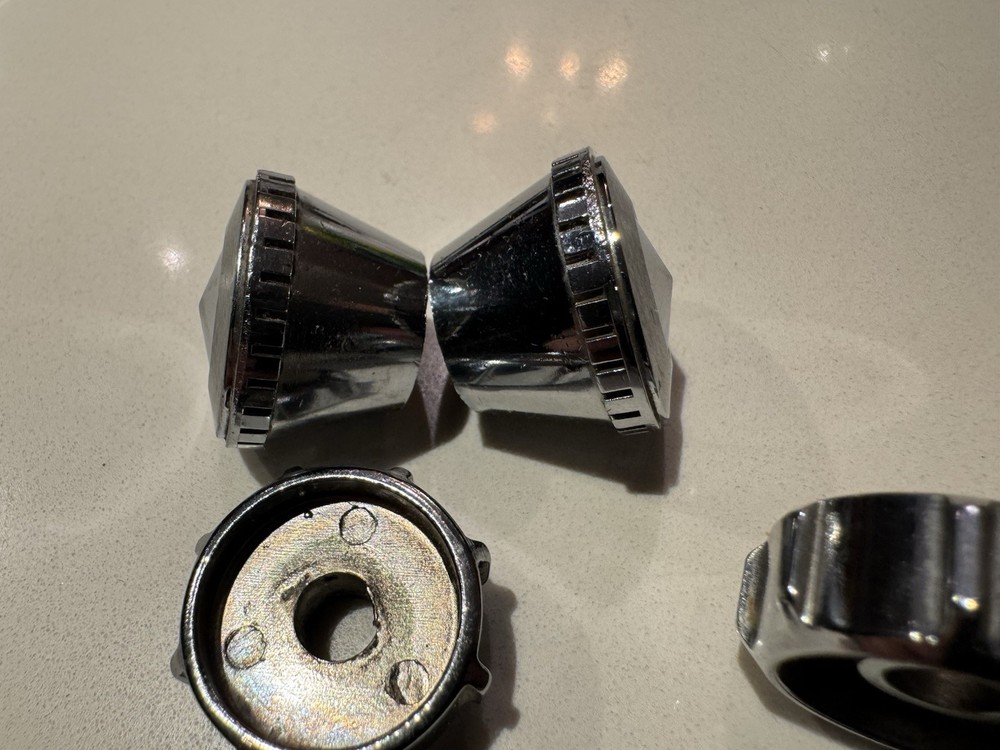 1953 1954 CADILLAC Radio Control Knobs Pair