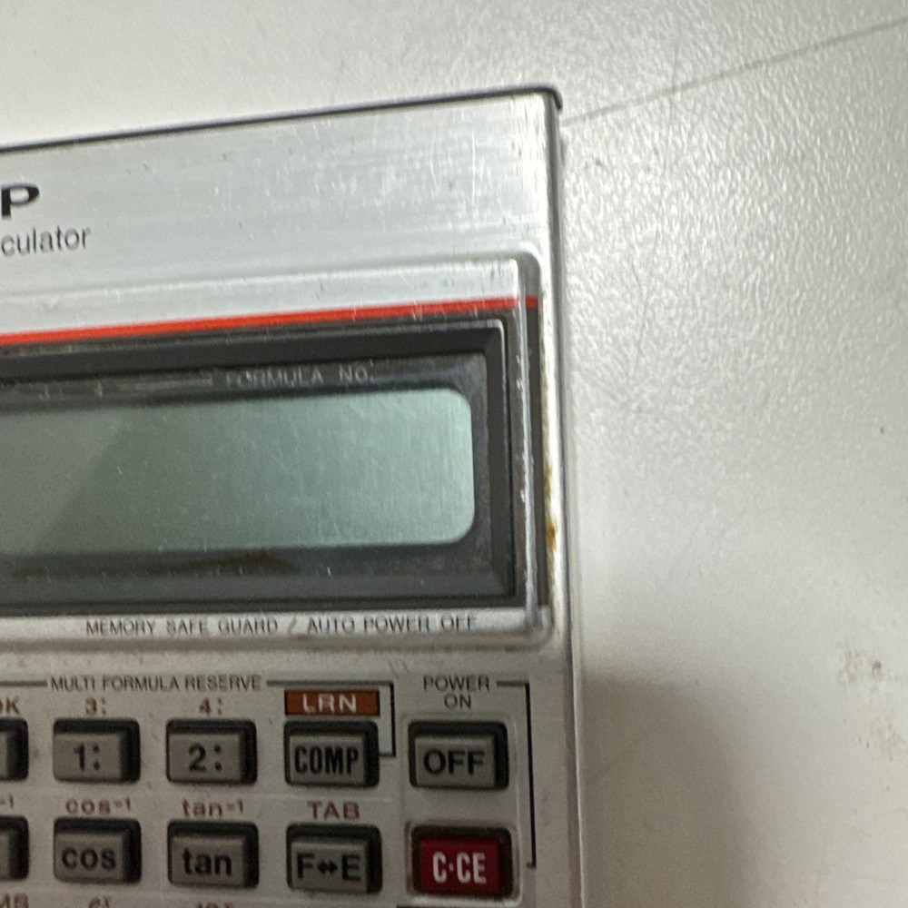 1983 Sharp EL-512 Scientific VTG Calculator